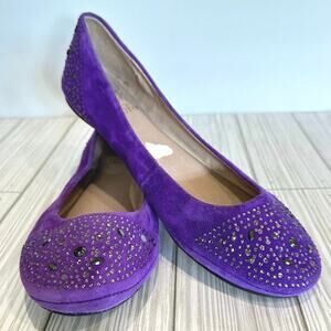 Vince Camuto Ervion Purple Suede  Leather Uppers Size 8